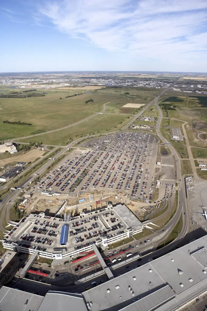 Edmonton Airport aerial photo