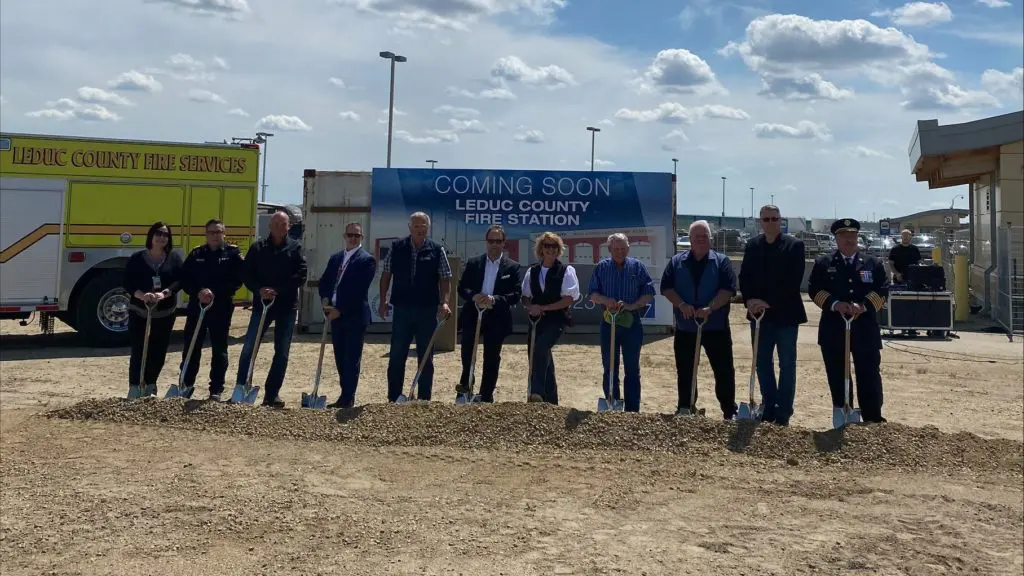 Photo of Leduc County Firehall Groundbreaking Ceremony