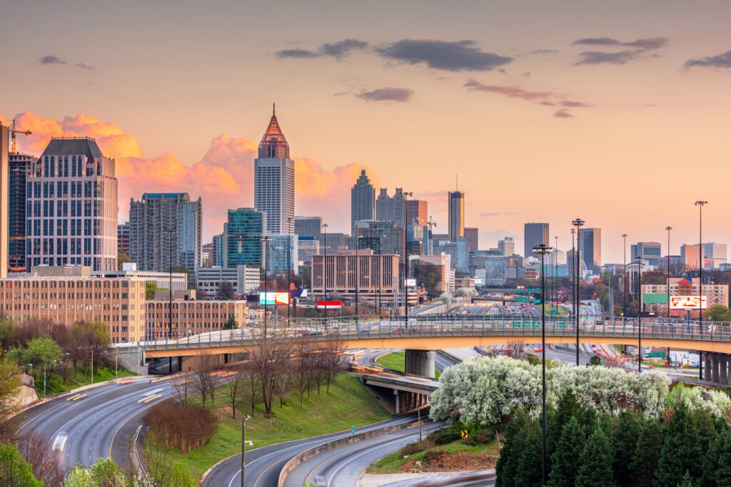 A photo of Atlanta's skyline