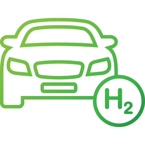 hydrogen car icon