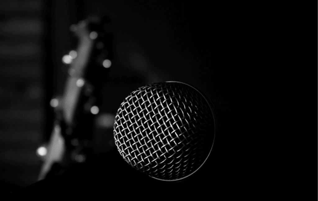 Photo of a mic