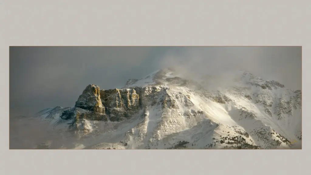 Scenic photograph of snowy mountains - PPOC (Professional Photographers of Canada)