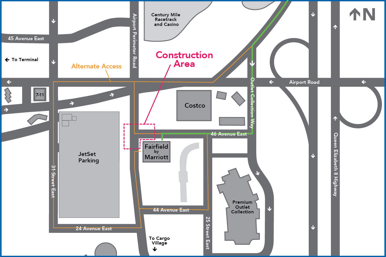 Airport City Construction - Edmonton International Airport