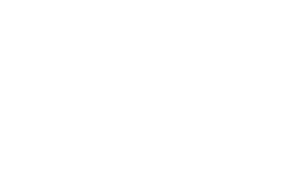 Stacked logos - blue cross and YEG. White on transparent